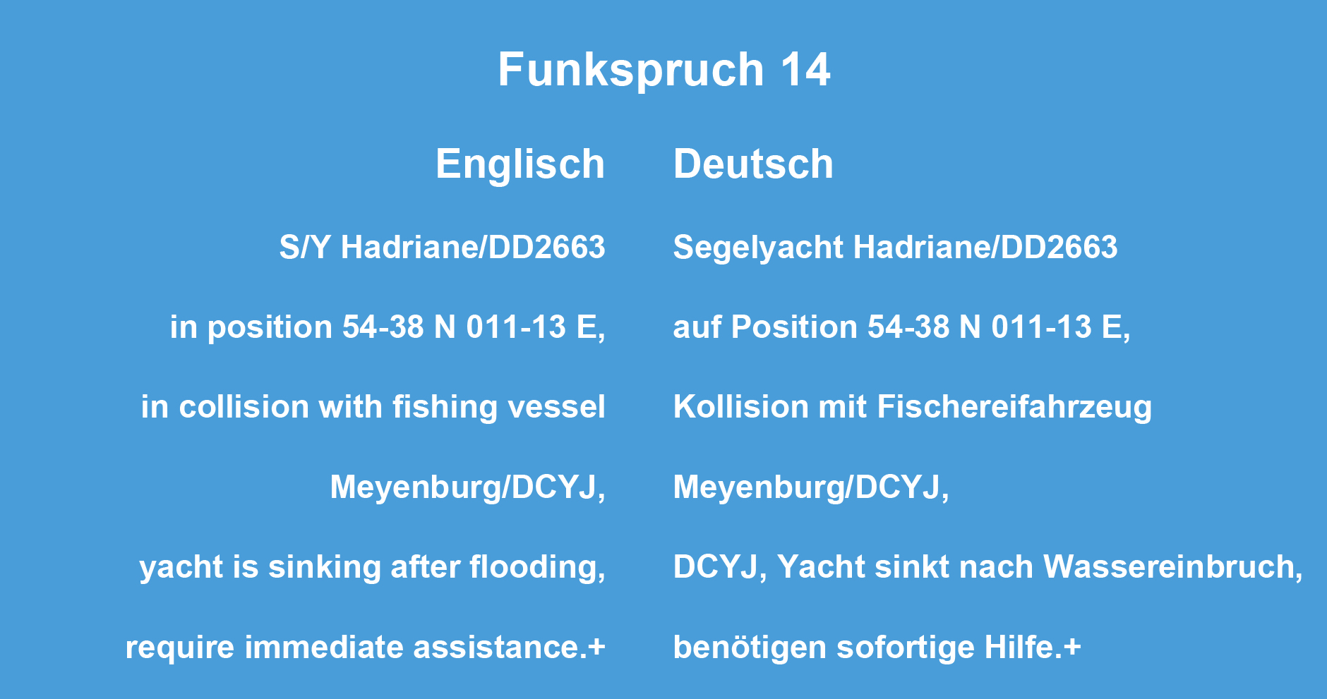 Funkspruch 14