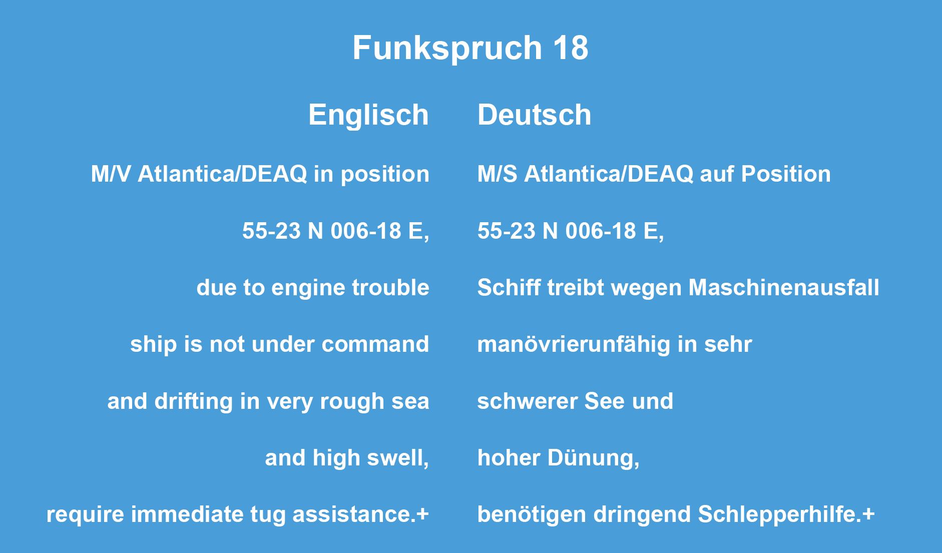 Funkspruch 18
