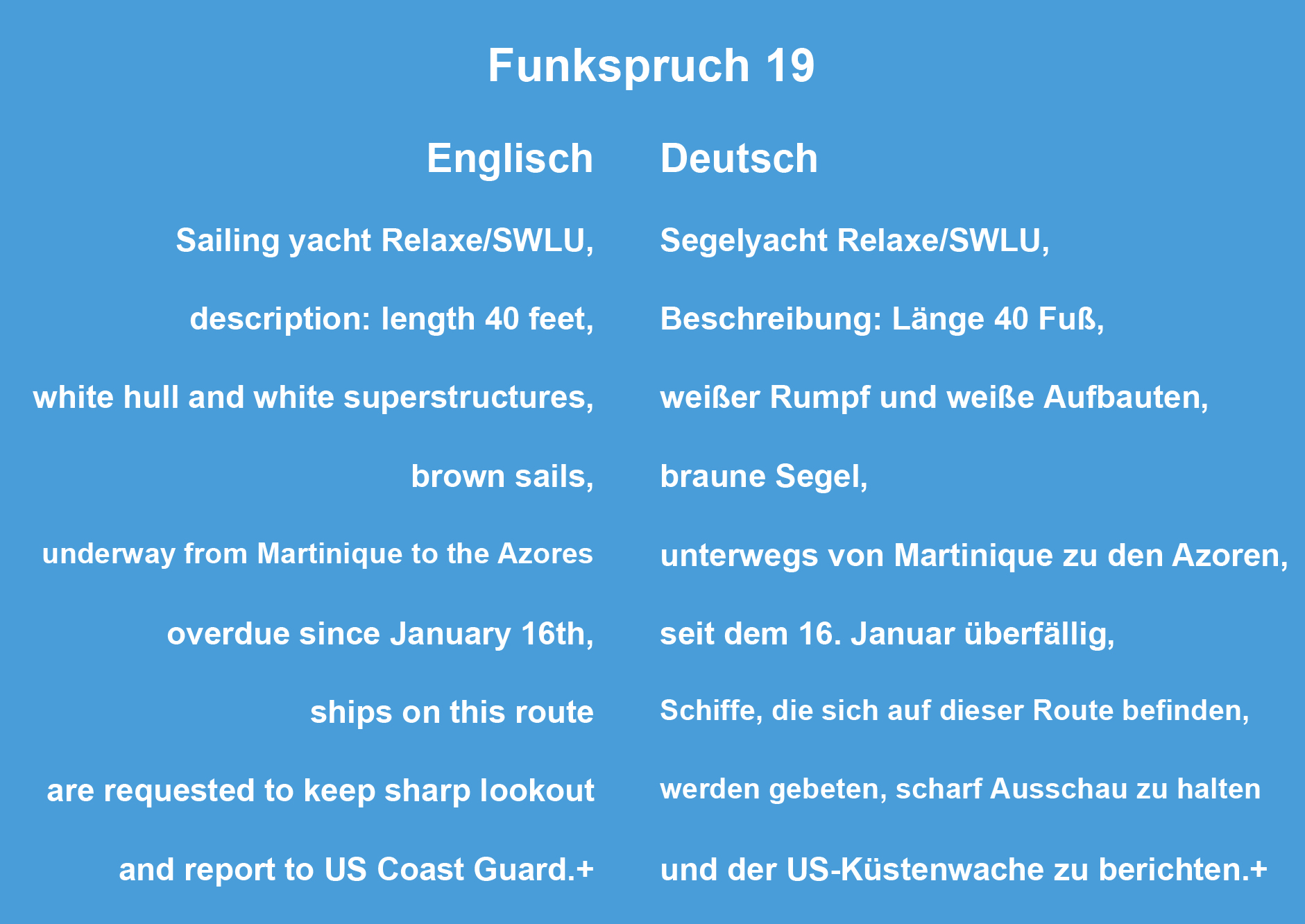 Funkspruch 19