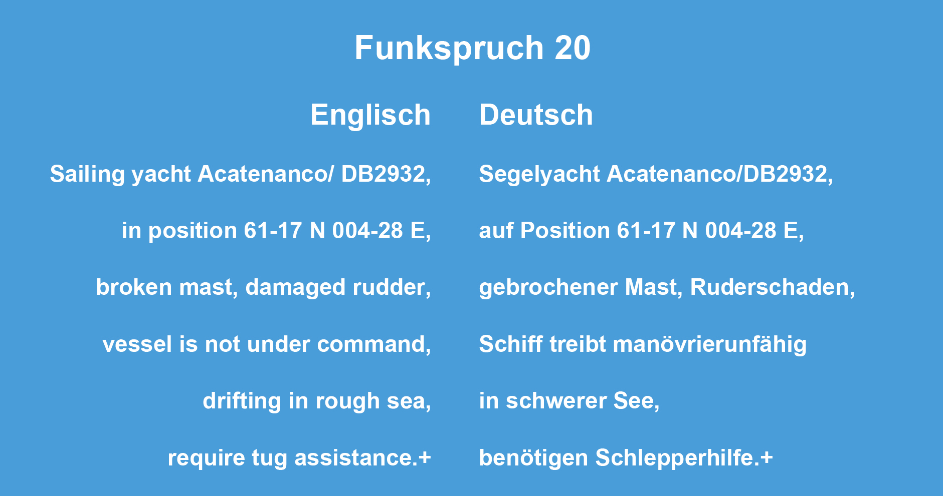 Funkspruch 20