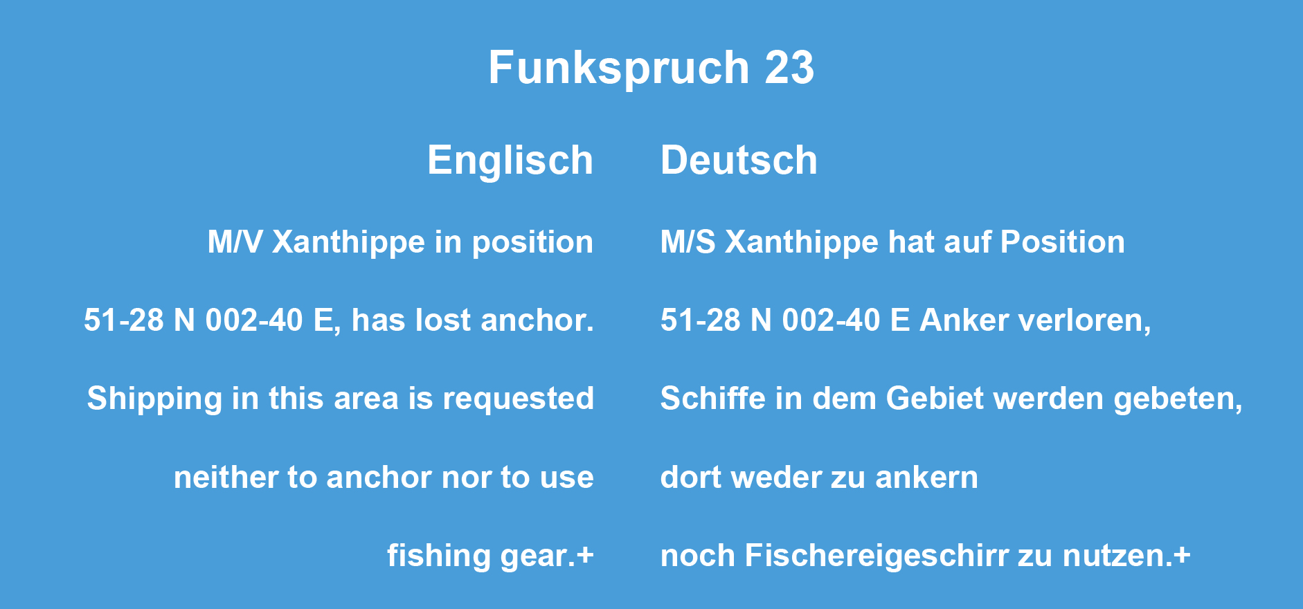Funkspruch 23