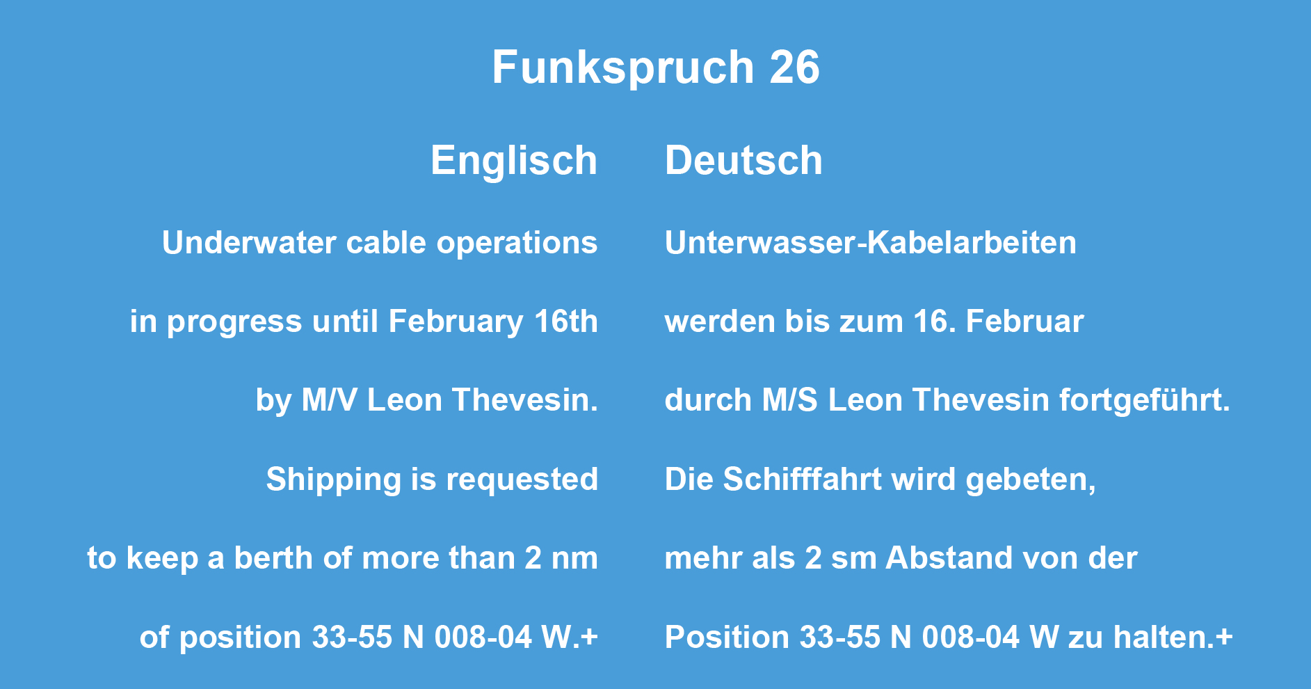 Funkspruch 26