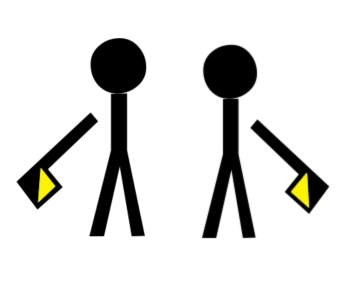 1: Welche Bedeutung hat dieses Zwei-Buchstaben-Signal?