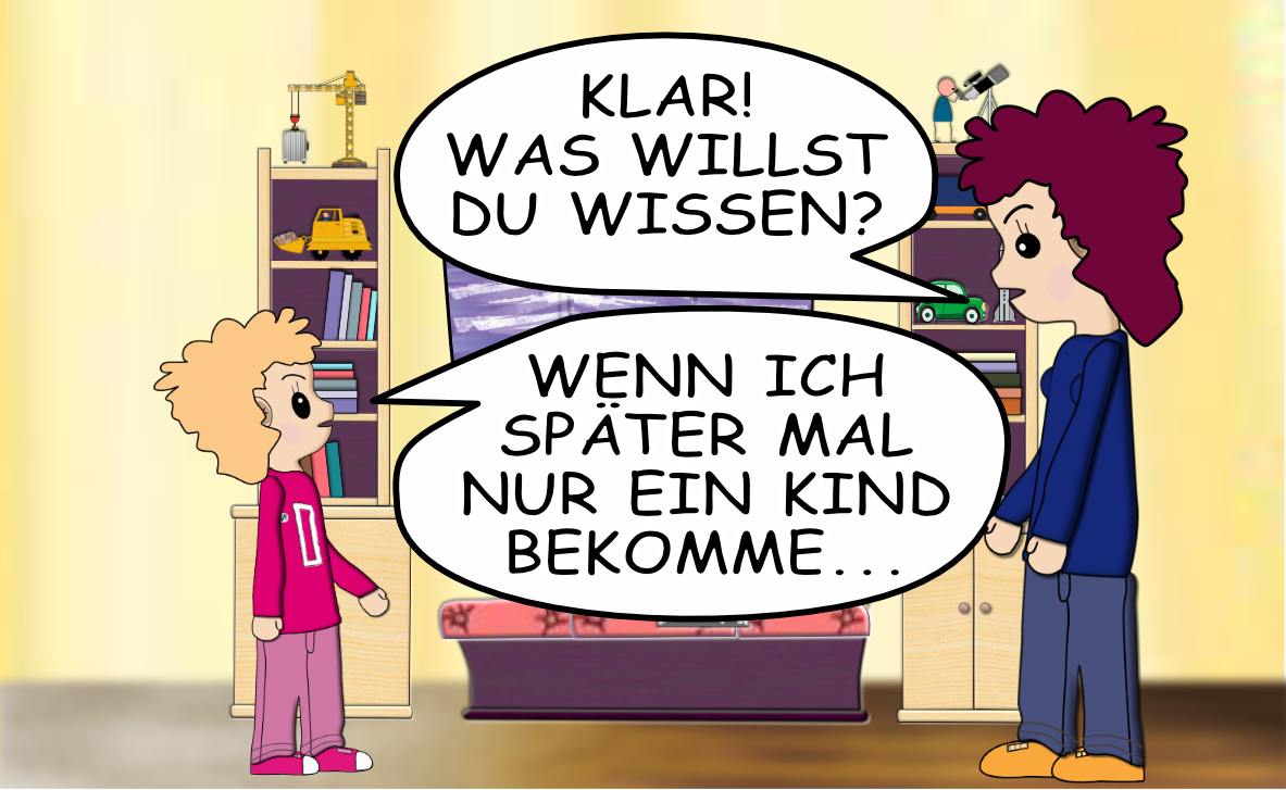 Mimi fragt ihre Mama